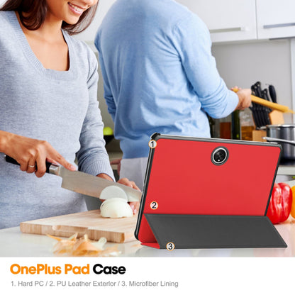 Futrola za OnePlus Pad, Techsuit, FoldPro, Crvena