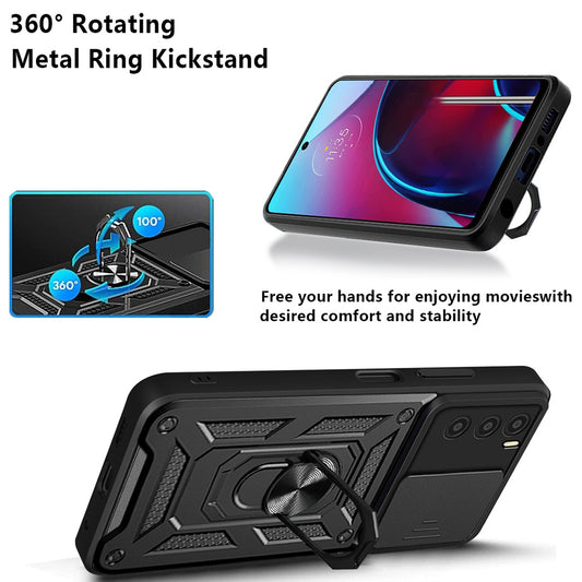 Maska za Oppo A16s / A54s / A16, Techsuit, CamShield, Crna