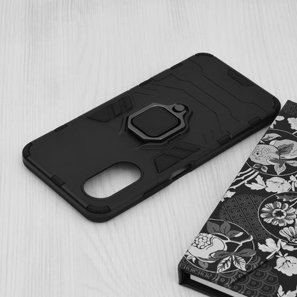 Maska za Oppo A17, Techsuit, Shield, Crna