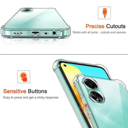 Maska za Oppo A18 / A38, Techsuit, Shockproof Clear, Prozirna