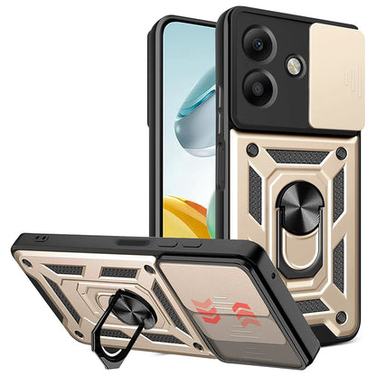 Maska za Oppo A3 4G / A3 5G, Techsuit, CamShield, Zlatna