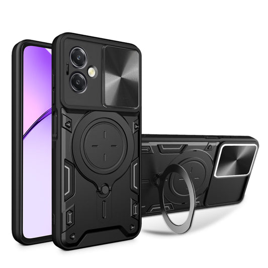 Maska za Oppo A3 4G / A3, Techsuit, CamGuard Pro, Crna