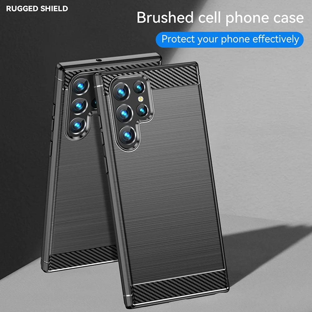 Maska za Oppo A3 4G / A3, Techsuit, Karbon, Crna