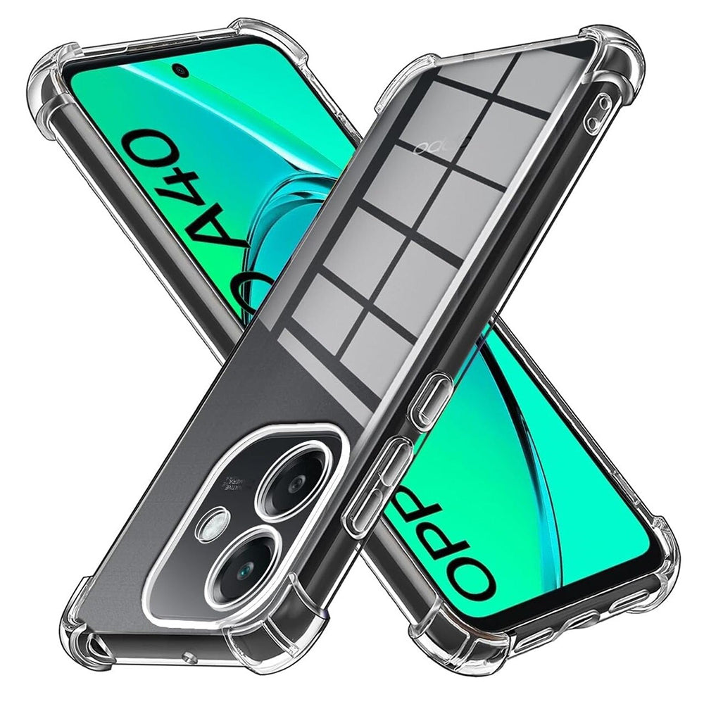 Maska za Oppo A3 4G, Techsuit, Shockproof Clear, Prozirna