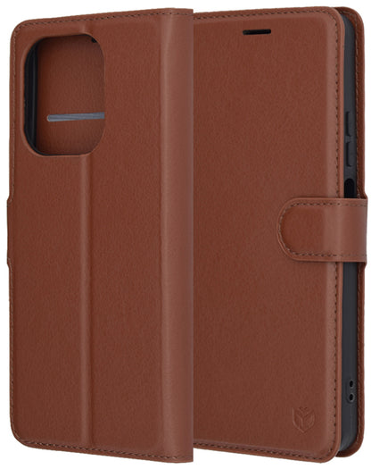 Futrola za Oppo A5 Pro 4G / A5 Pro, Techsuit, Kožna Folio, Smeđa