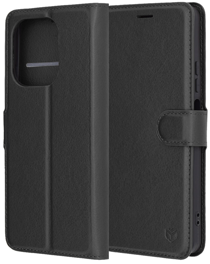 Futrola za Oppo A5 Pro 4G / A5 Pro, Techsuit, Kožna Folio, Crna