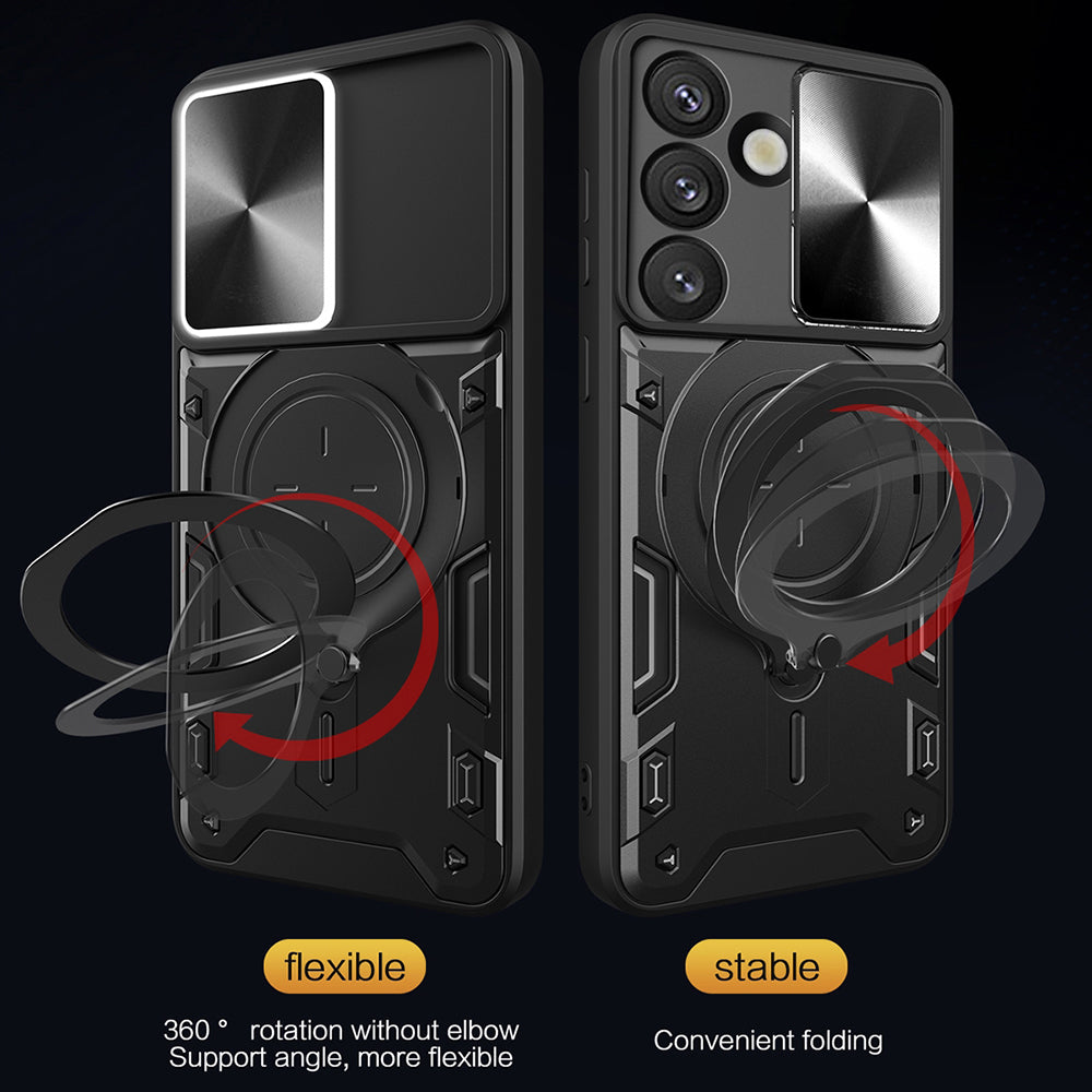 Futrola za Oppo A5 4G / A5 5G, Techsuit, CamGuard Pro, Ljubičasta