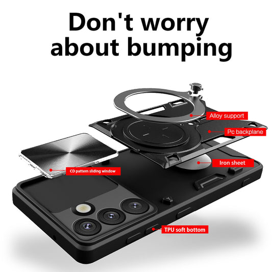 Futrola za Oppo A5 4G / A5 5G, Techsuit, CamGuard Pro, Roza