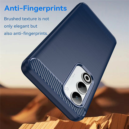 Maska za Oppo A5 4G, Techsuit, Karbon, Plava