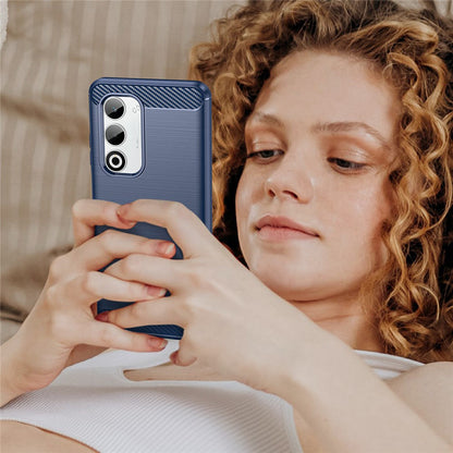 Maska za Oppo A5 4G, Techsuit, Karbon, Plava
