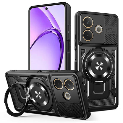 Maska za Oppo A5 Pro 4G / A5 Pro, Techsuit, RuggedCam, Crna