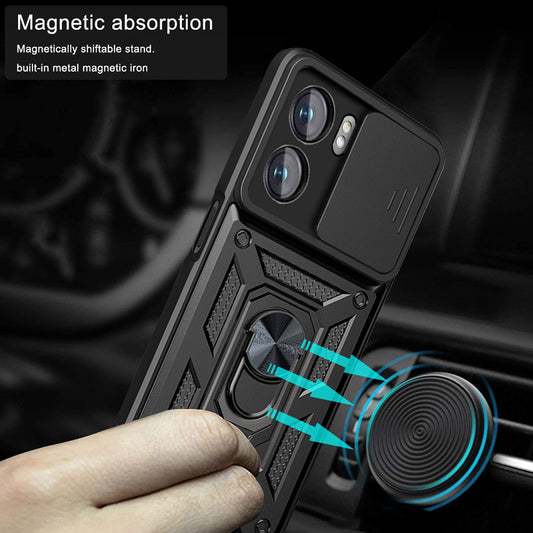 Maska za Oppo A57 4G / A57s / Oneplus Nord N20 SE, Techsuit, CamShield, Crna