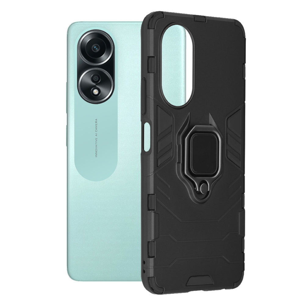 Maska za Oppo A58 4G, Techsuit, Shield, Crna