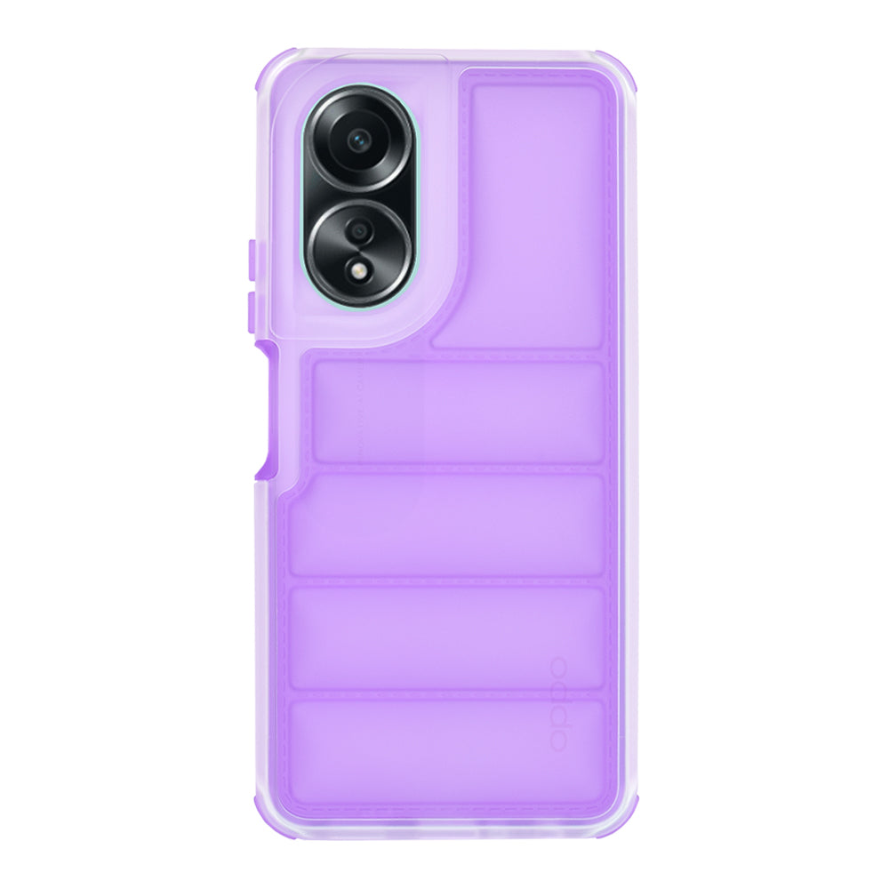 Maska za Oppo A58 4G, Techsuit, Wave Shield, Ljubičasta