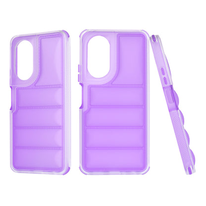 Maska za Oppo A58 4G, Techsuit, Wave Shield, Ljubičasta