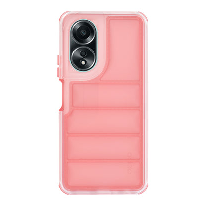 Maska za Oppo A58 4G, Techsuit, Wave Shield, Crvena