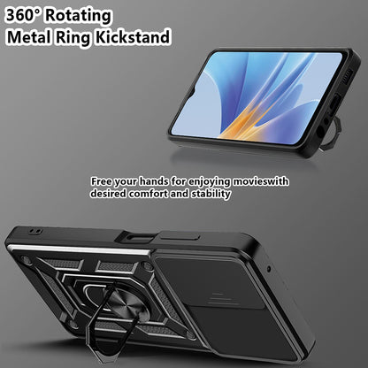 Maska za Oppo A58 5G / A78 5G, Techsuit, CamShield, Crna