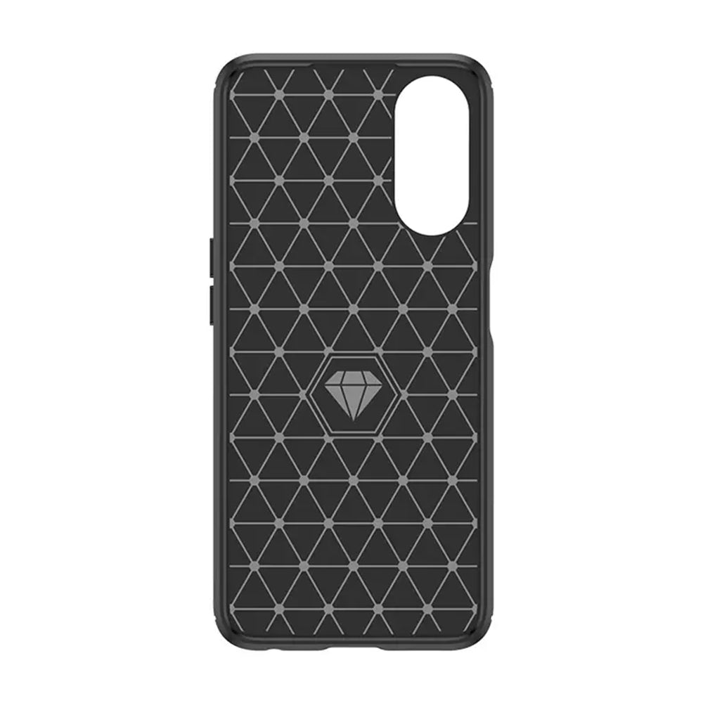 Maska za Oppo A58 5G / A78 5G, Techsuit, Karbon, Crna