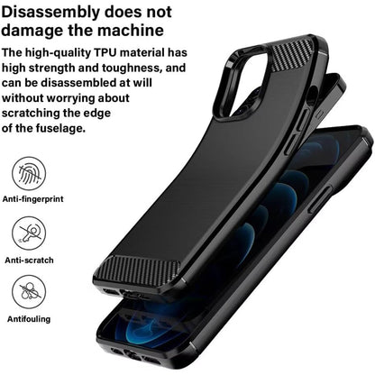 Futrola za Oppo A6 4G, Techsuit, Karbon, Crna
