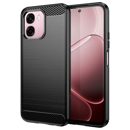 Futrola za Oppo A6 4G, Techsuit, Karbon, Crna