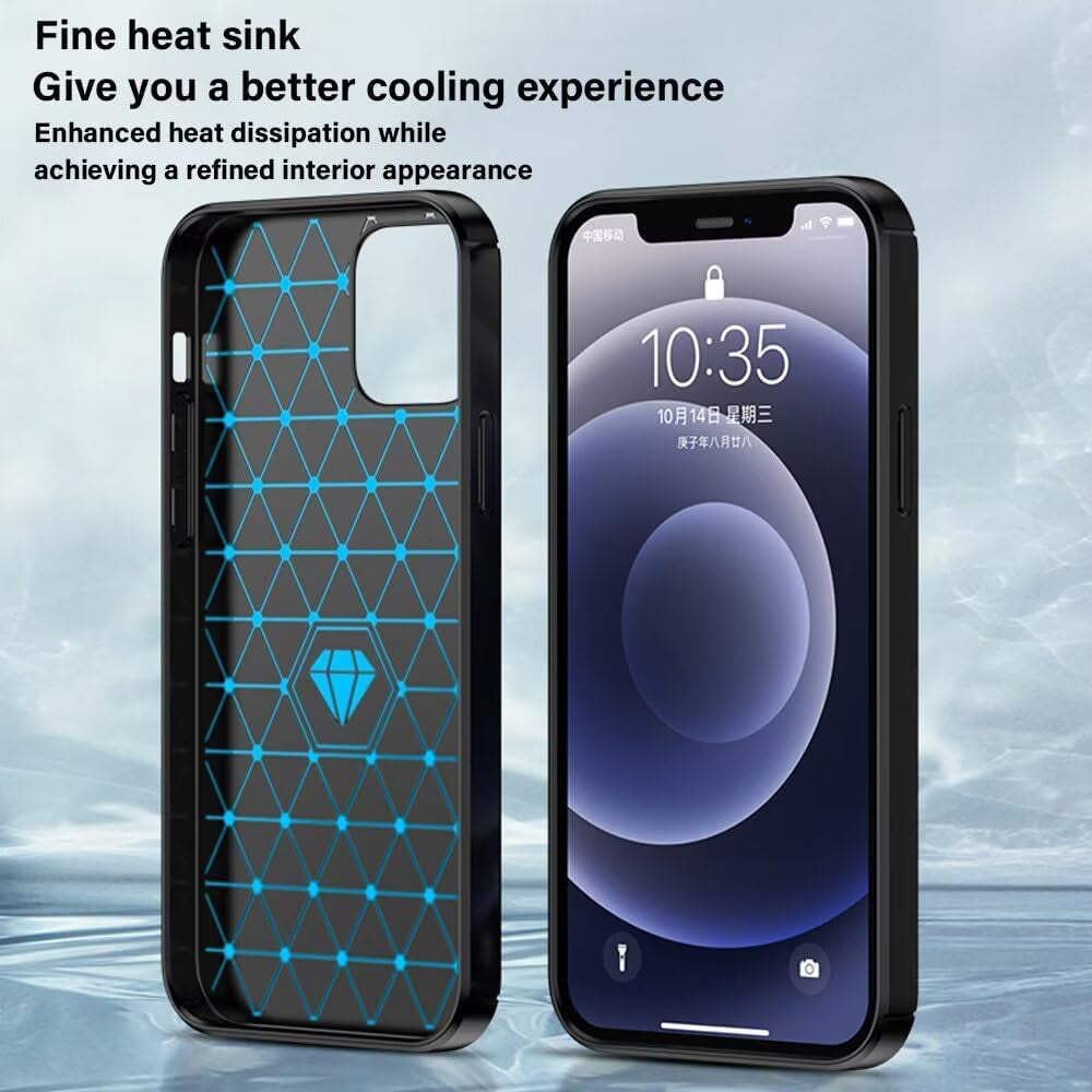 Futrola za Oppo A6 4G, Techsuit, Karbon, Crna