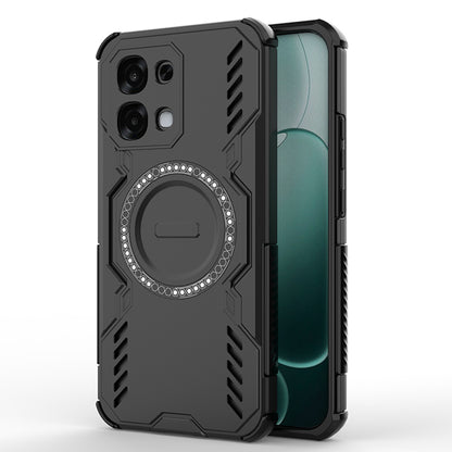 MagSafe futrola za Oppo A6 Pro 5G / A6 Pro 4G, Techsuit, ArmorMag, Crna