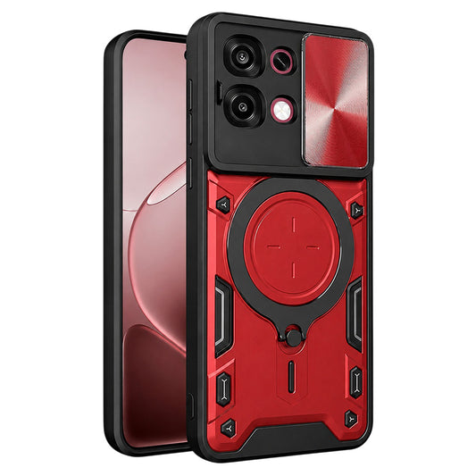 Maska za Oppo A6 Pro 5G / A6 Pro 4G, Techsuit, CamGuard Pro, Crvena