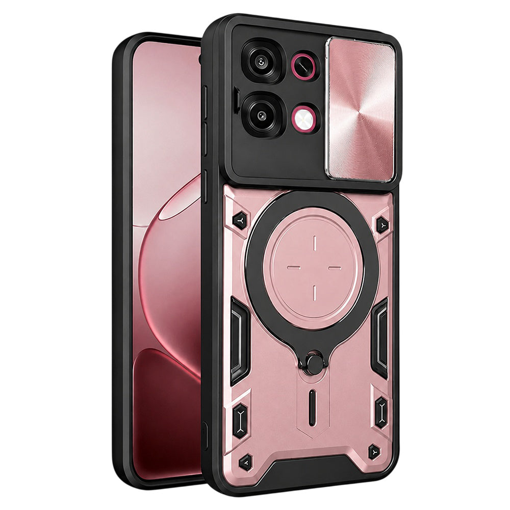 Maska za Oppo A6 Pro 5G / A6 Pro 4G, Techsuit, CamGuard Pro, Ružičasto Zlatna