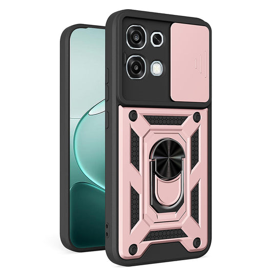 Maska za Oppo A6 Pro 5G / A6 Pro 4G, Techsuit, CamShield, Ružičasto Zlatna