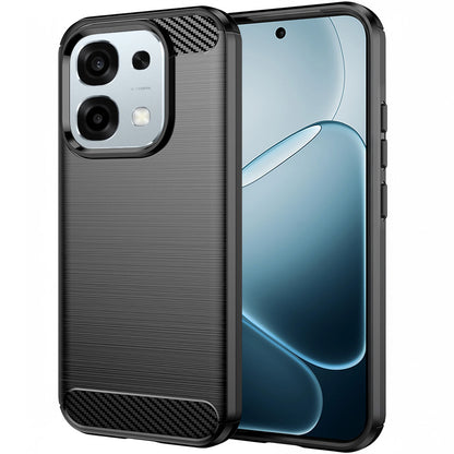 Futrola za Oppo A6 Pro 5G / A6 Pro 4G, Techsuit, Karbon, Crna