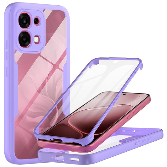 Maska za Oppo A6 Pro 5G / A6 Pro 4G, Techsuit, ColorVerse 360, Ljubičasta