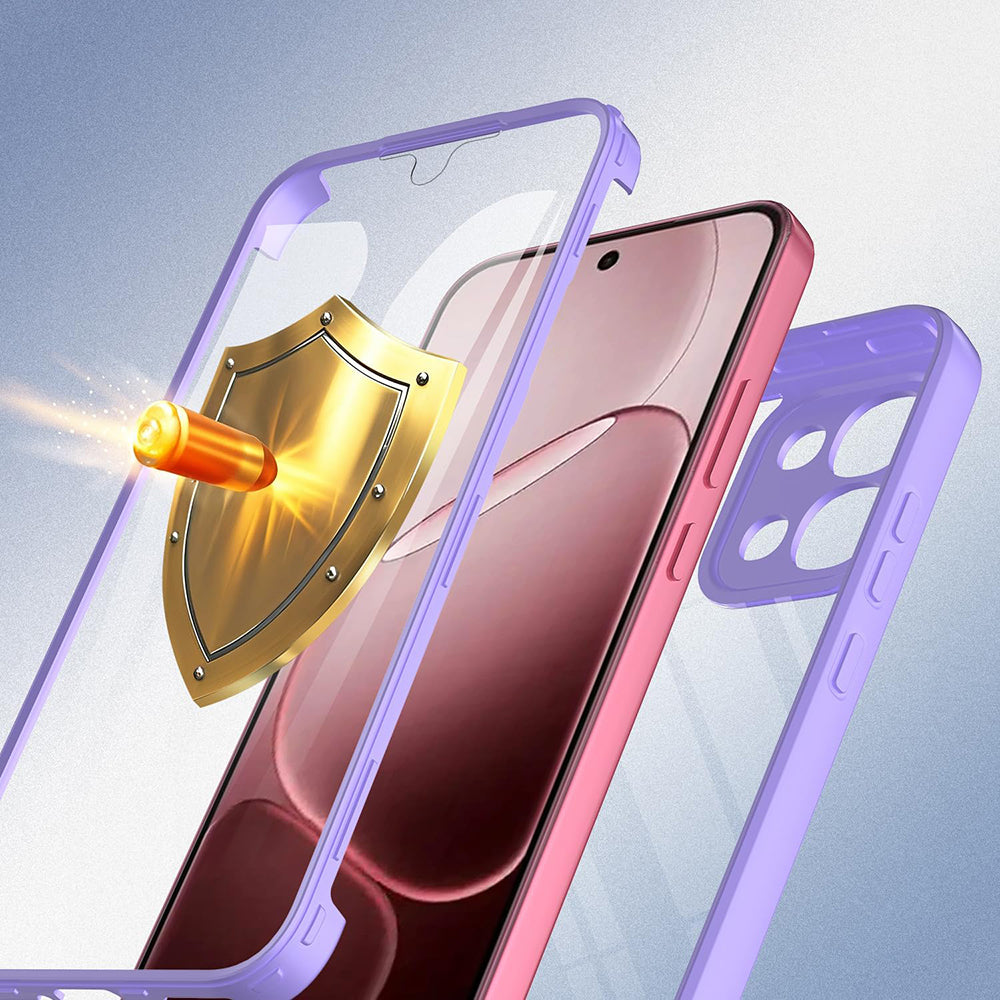 Maska za Oppo A6 Pro 5G / A6 Pro 4G, Techsuit, ColorVerse 360, Ljubičasta