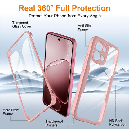 Maska za Oppo A6 Pro 5G / A6 Pro 4G, Techsuit, ColorVerse 360, Roza