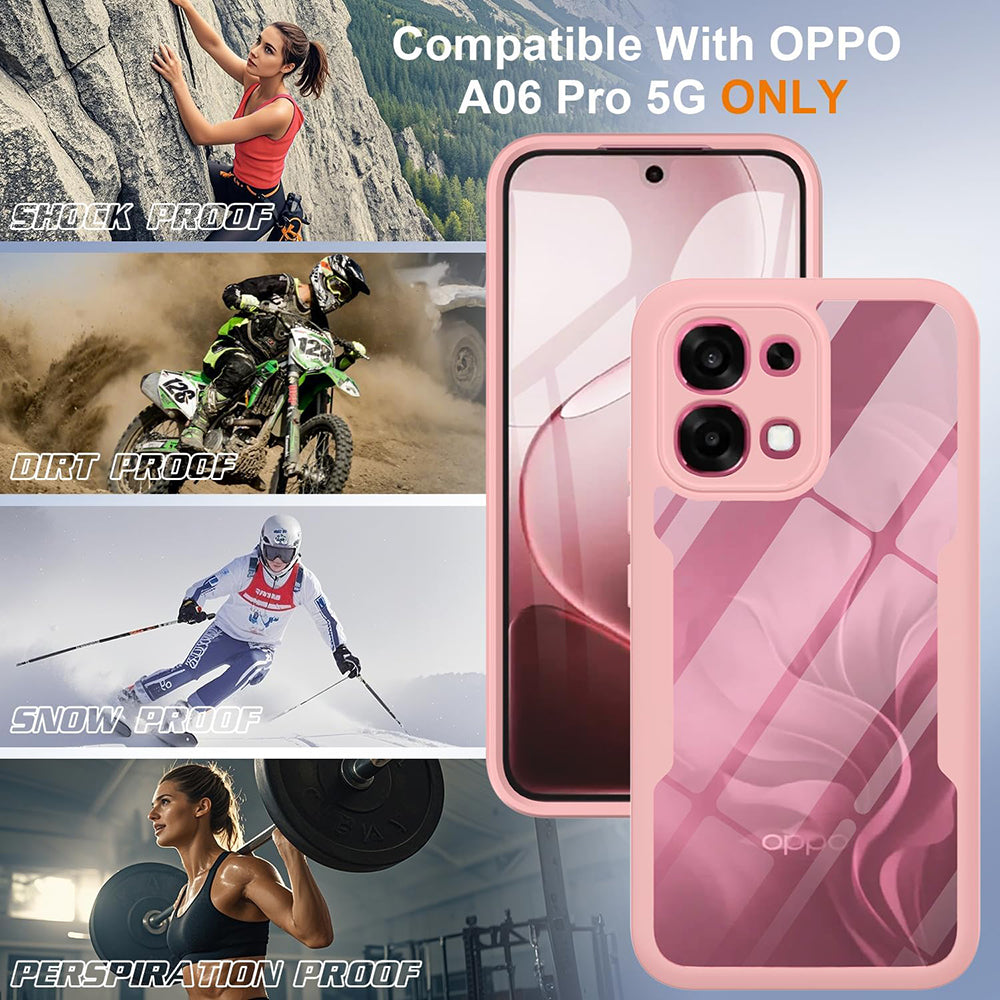 Maska za Oppo A6 Pro 5G / A6 Pro 4G, Techsuit, ColorVerse 360, Roza