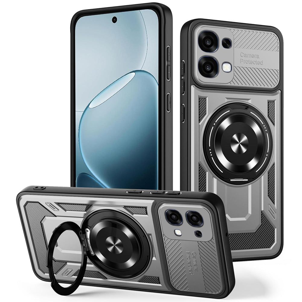 Maska za Oppo A6 Pro 5G / A6 Pro 4G, Techsuit, RuggedCam, Siva