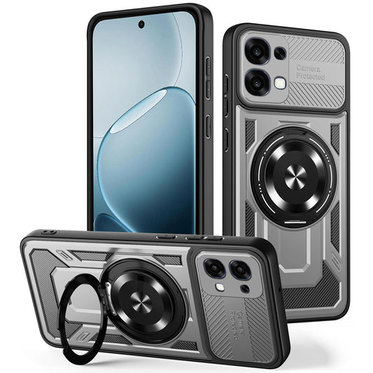 Maska za Oppo A6 Pro 5G / A6 Pro 4G, Techsuit, RuggedCam, Siva