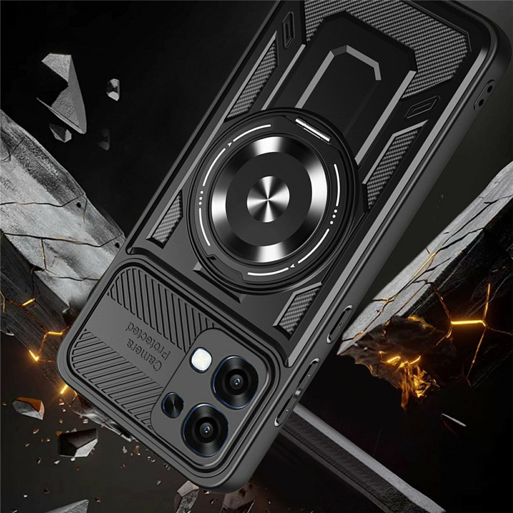 Maska za Oppo A6 Pro 5G / A6 Pro 4G, Techsuit, RuggedCam, Siva