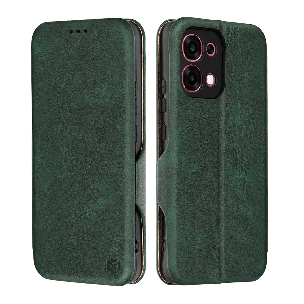 Futrola za Oppo A6 Pro 5G / A6 Pro 4G, Techsuit, Safe Wallet Plus, Zelena