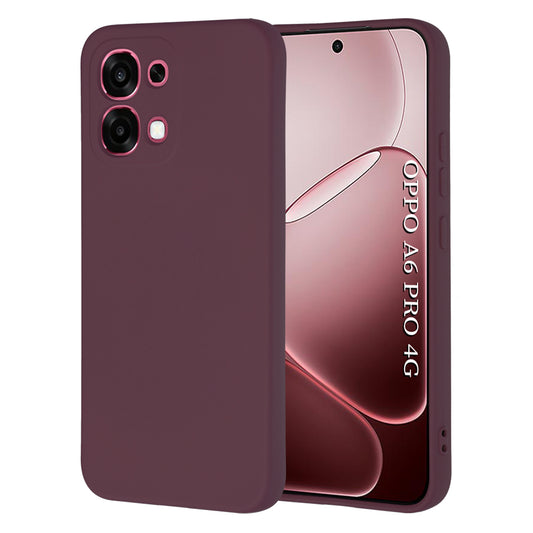 Maska za Oppo A6 Pro 5G / A6 Pro 4G, Techsuit, SoftFlex, Bordo