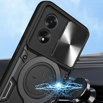 Maska za Oppo A60, Techsuit, CamGuard Pro, Ružičasto zlatna