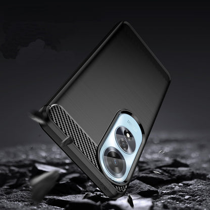 Maska za Oppo A60, Techsuit, Karbon, Crna