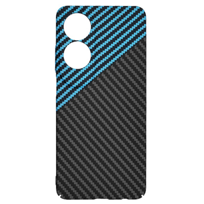 Maska za Oppo A60, Techsuit, Carbonite FiberShell, Crno Plava