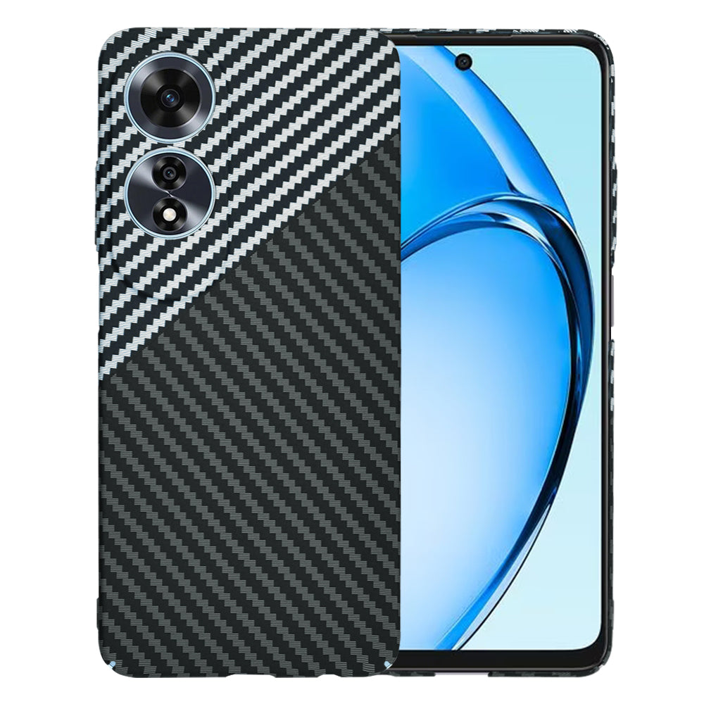 Maska za Oppo A60, Techsuit, Carbonite FiberShell, Crno Siva