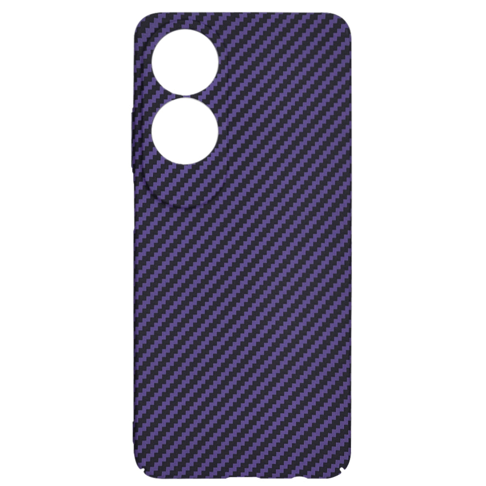 Maska za Oppo A60, Techsuit, Carbonite FiberShell, Ljubičasta