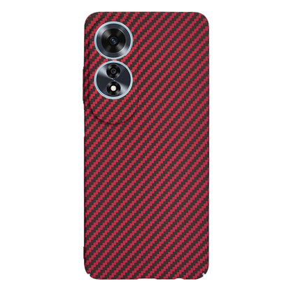 Maska za Oppo A60, Techsuit, Carbonite FiberShell, Crvena