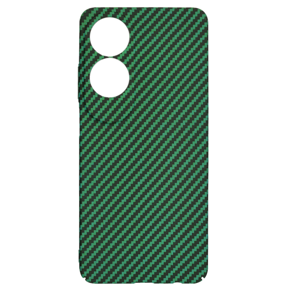 Maska za Oppo A60, Techsuit, Carbonite FiberShell, Zelena