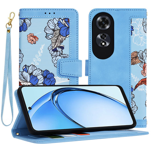 Maska za Oppo A60, Techsuit, FlipCraft, Plava