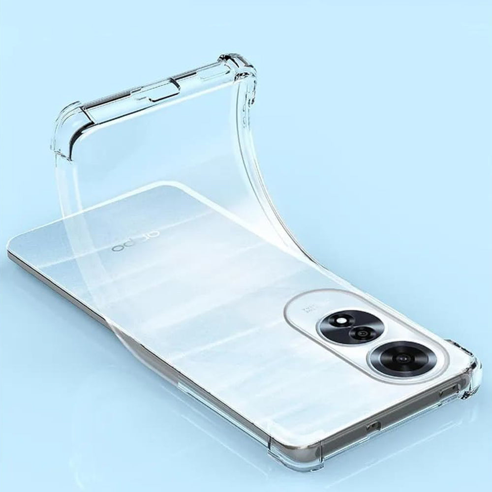 Maska za Oppo A60, Techsuit, Otporna na udarce, Prozirna