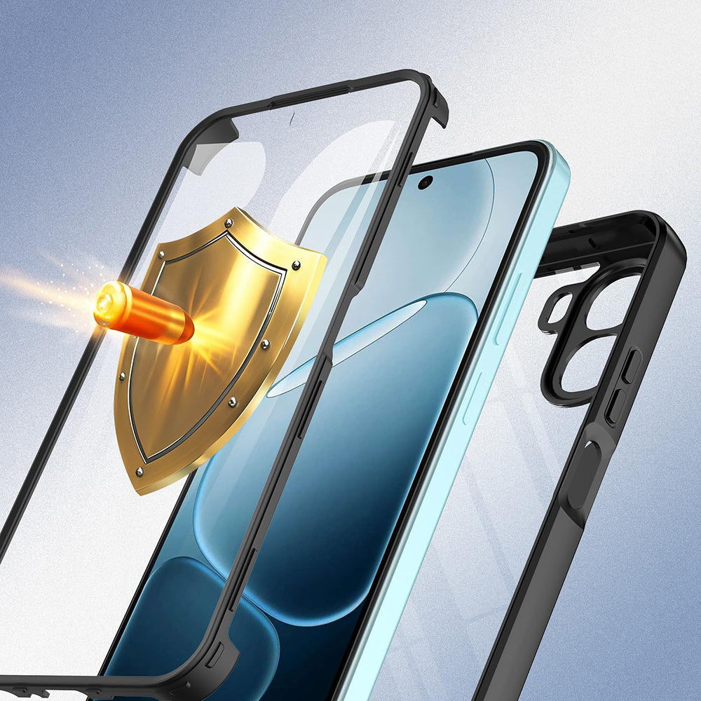 Maska za Oppo A6k 4G / A6x 4G / A6x, Techsuit, ColorVerse 360, Crna