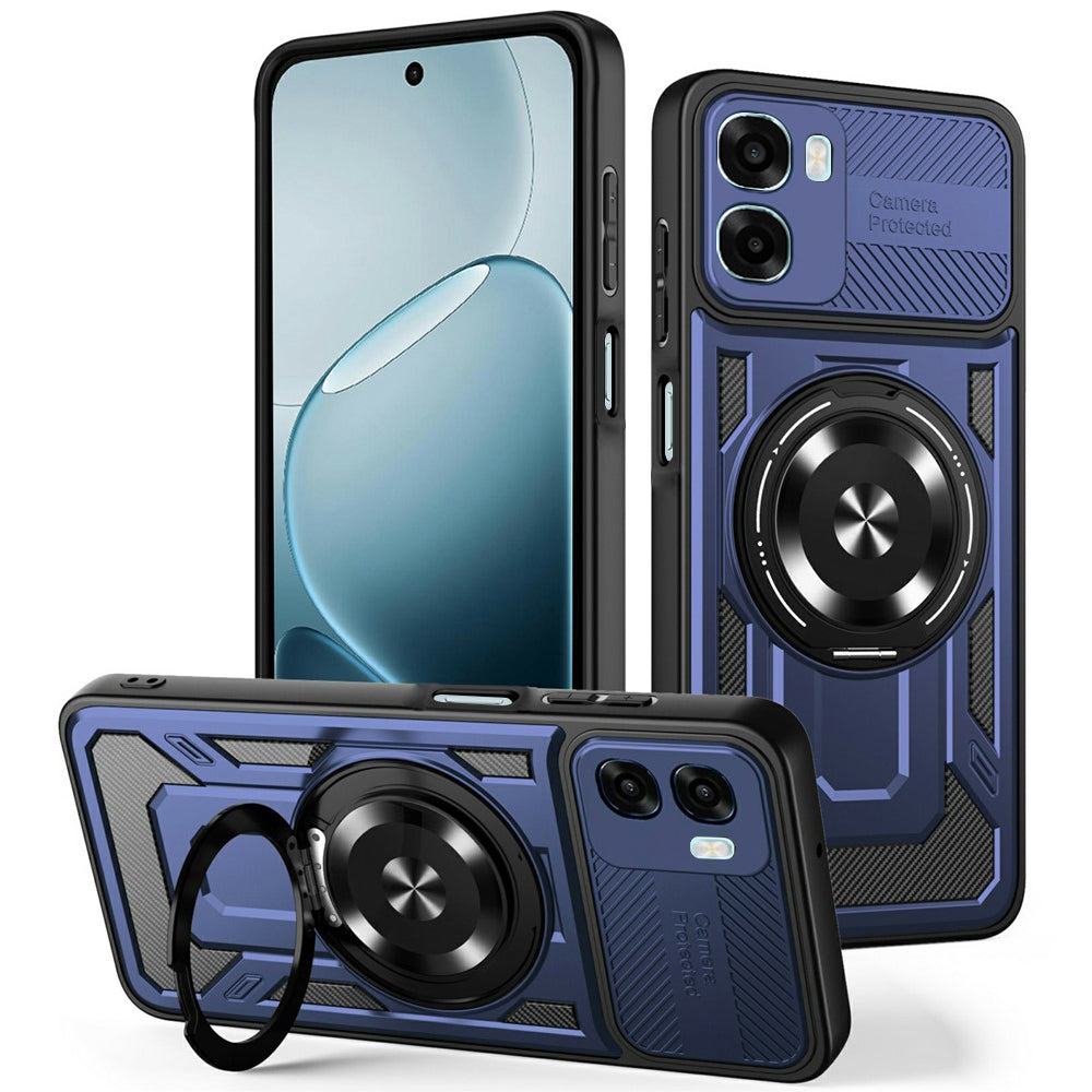 Maska za Oppo A6k 4G / A6x 4G / A6x, Techsuit, RuggedCam, Plava